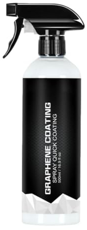 Rivestimento spray in ceramica al grafene – 500 ml 20x7 cm Naturale, Nano agente, Auto | Perfettamente ottimo per lo scudo di verniciatura automatica, l'applicazione di finitura lucida