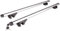 AllRight L123cm Skiträger Dachgepäckträger Gepäckträger Dachträger Universal Aluminium Roof Rack Rails Roof Railing Track Lockable Load Carrier Roof Rack Bearing 150KG