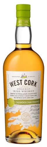 WEST CORK Calvados Cask Finished - Single Malt Whiskey - 43% Alcool - Origine : Irlande - Bouteille 70 cl