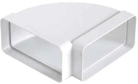 CURVA ORIZZONTALE FF IN ABS PER TUBO RETTANGOLARE mm 150x70