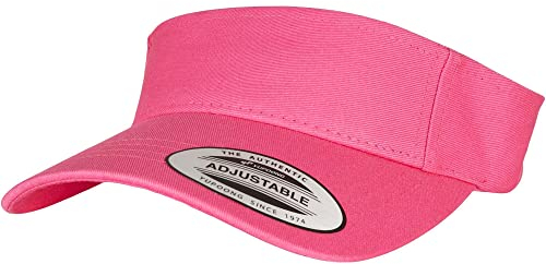 Flexfit Unisex Curved Visor Cap Baseballkappe, Cosmo pink, one Size