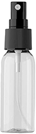 Wilitto 30 ml Leere Mini-Sprühflasche, tragbare Mini-Sprühflasche für ätherische Öle, Reiseflasche, Alkohol-Sprühflaschen, für Reinigungslösungen, Pflanzen, Haare usw Transparent
