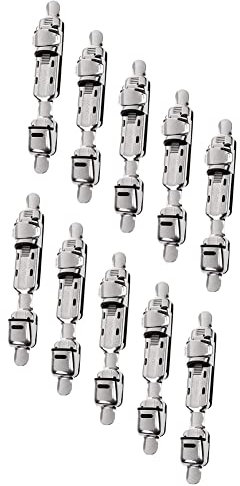 Wresetly 10 x Angelrutenrollen-Halter, Angelrolle, Angelrollen-Halter, Deck-Angelrad, Ruten-Cliphalter, Angelzubehör