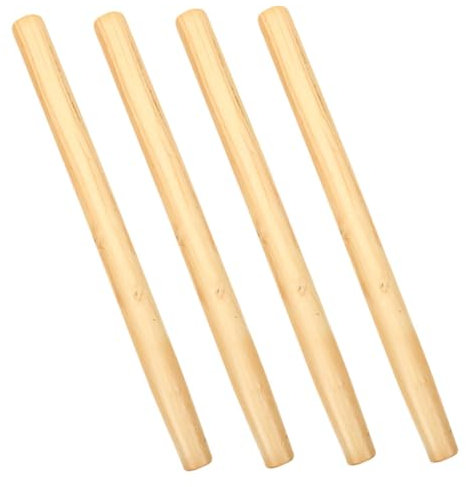 Parliky 4 Pezzi Manici in Legno Per Attrezzi Sostituzione Manico in Legno Solido Per Martello Impugnatura Di Ricambio Per Attrezzi Da Giardinaggio