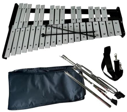 Professional Xylophone 32 Tasten Metalltasten Xylophon Mit Ablage Neusilber Oberflächenmaterial Metall Korpusmaterial