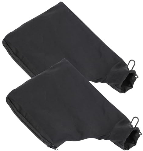 2Pcs Dust Bag for Miter Saw 255 Model Black Dust Collector Bags with Zipper Adjustable Bracket and Wired Adjustable Stand Dust Bag for Belt Sander Parts Diagonal Saw Miter Saw Accessories