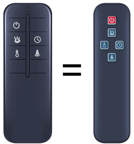 TCNOUMT New Replacement Remote Control Suitible for Greentouch Fullerton Electric Fireplace 10180SB-28-254 10180SB-28-256 10180SB-28-257