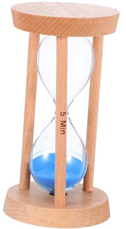 Warmhm Timer Minuti Orologio Sabbia in Legno Per Decorazioni Casa Cucina Giochi Aula Ragazzo Ragazza Lavarsi i Denti