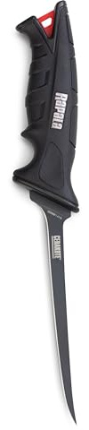 Rapala 6 Stealth FXF Flex Fillet Knife Flexible Fishing Fillet Knife for Fish Cleaning Bait Prep and Processing