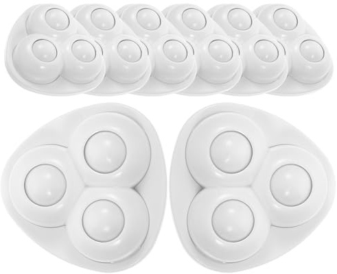 SAFIGLE 8pcs Adhesive Caster Wheels Small Swivel Sticky Wheels for Storage Boxes Trash Cans Easy Paste Wear-resistant Home Hardware Replacement