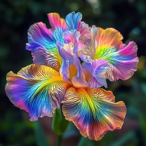 Multicolore ad alto rendimento. Grande colorato, molto esclusivo, facile da pulire, resistente all'inverno, facile da coltivare, bello e grande, 15 cipolle B