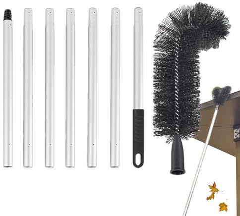 Generico Gutter Cleaner - Long Range Gutter Cleaning Tool, Durable for Roofing | Adjustable Gutter Cleaner, Gutter Cleaning Solution and Gutters, Strum