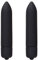 2 Stück Mini Bullet Vibrator Massagegerät Powerful Bullet Kugel Vibrator Klitoris Stimulator with 10 vibration speeds Vibrating Sexspielzeug Dildo für Männer and Frauen (2 Stück, Schwarz)