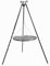 CookKing Stand-Grill Dreibein Grill massiv Schwarzstahlgitter 180cm 60cm Ø