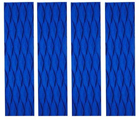4 Stück EVA Skimboard Traktionspad Bar Grip Surfboard SUP Surfen Blau
