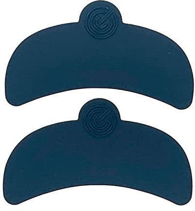 MAXYMOVA Patch in silicone riutilizzabili per laminazione ed extension ciglia – 1 paio, colore nero, ultra-sottili e confortevoli