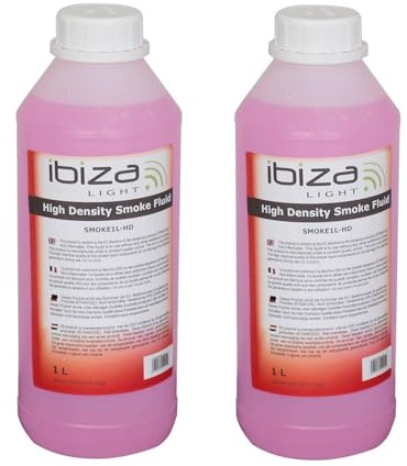 Liquide pour machine à fumée - IBIZA LIGHT SMOKE1L-HD - haute densité - 2L inclus