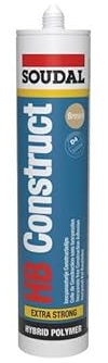 HB Construct (D4) - Colle polymère hybride - Soudal - Brun