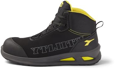 Utility Diadora, Scarpe Antinfortunistiche Unisex, Smart SOFTBOX Mid S3L FO SR ESD, Colore Black, Taglia 39