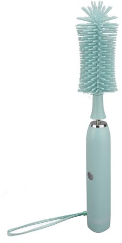 Elektrisches Flaschenreiniger-Set, 4 Geschwindigkeiten, Kratzfeste Silikonbürsten, IP65 Wasserdicht, Magnetische Aufladung, 4-in-1-Flaschenbürste, für Babyflaschen,