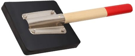 DOITOOL Gummiklöppel Quadratisch Mit Holzgriff Rutschfest Pflastergummihammer Für Fliesenverlegung Und Bodenarbeiten