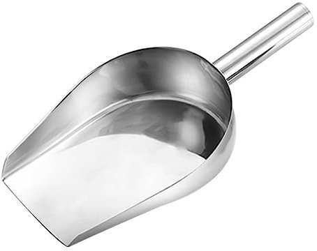 Veemoon Eiswürfelschaufel Aus Edelstahl Praktische Lebensmittelkelle Für Crushed Ice Süßigkeiten Nüsse Mehl Müsli Geeignet Für Geburtstagsfeiern Hochzeiten Buffets Und Familiengebrauch