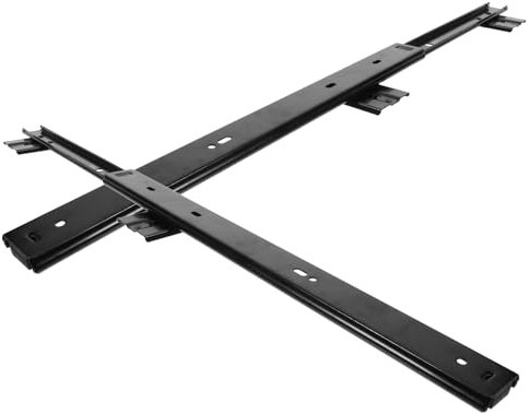 LIFKOME Enhance Efficiency Sturdy Steel Keyboard Slide Rail for Desk Under-Desk Keyboard Tray