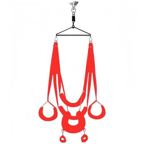 Liebesschaukel Sexschaukel Sexmöbel Liebesmöbel für die Decke Extra robustes SM Bondage Set Sexspielzeug für Paare bis zu 499 kg belastbar