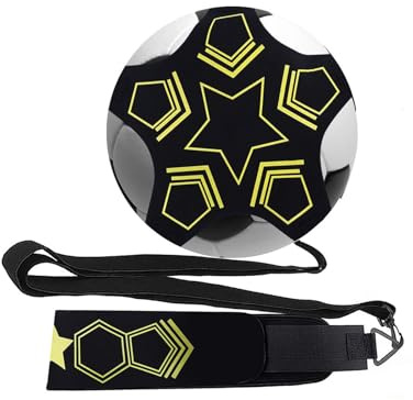 OYUUJII fotboll kick tränare, träningsutrustning Solo fotboll tränare fotboll träningstillbehör fotboll presenter för pojkar fotboll träningshjälp träning för bollar storlek #3#4#5