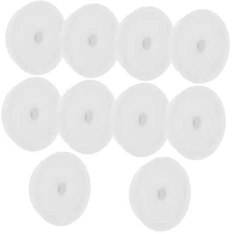 Yardwe 10pcs Lint Roller Replacement Covers Plastic Protective Accessories Fit for Pet Hair Removal Clothes and Furniture Easy Tool Installation