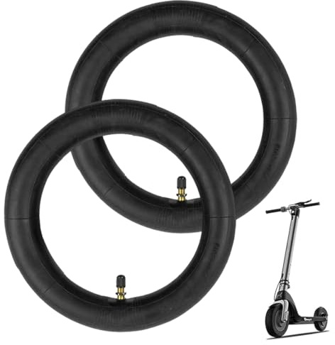 Chambre a Air Trottinette Electrique, 2 articles Scooter Chambre à air, Chambre a Air Renforcée 8,5 Pouces, Pour Landau Vélo, Scooter Pneus Tricycle Roue à Aubes