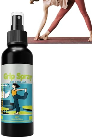 Spray Antideslizante Para Estera De Yoga - Spray Adhesivo para Guantes y Estera de Yoga - Agente De Limpieza Deportiva Multifunción Para Mejorar La Adhesión | Para Hombres Mujeres Principiantes y