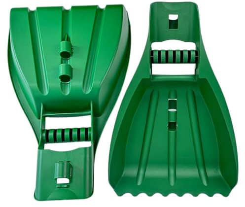 Agarrador de hojas|Rastrillos de mano con pala para hojas, 2 piezas, recolector de 20 x 13 x 3 pulgadas con mango, agarrador de plástico y metal seguro y que ahorra mano de obra para limpieza de jard