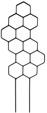 Lot de 2 treillis pour pots de fleurs en lierre de jardin | Tuteur grimpant pour plantes pour lierre, pots, fleurs, maison, balcon, véranda, patio, jardin, extérieur
