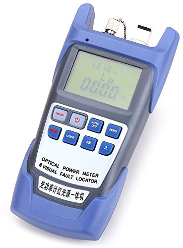 Misuratore di potenza ottico portatile all-in-one da 10 km da -70 a +10 con connettore SC e FC e tester visivo per cavi in fibra ottica con localizzatore di guasti
