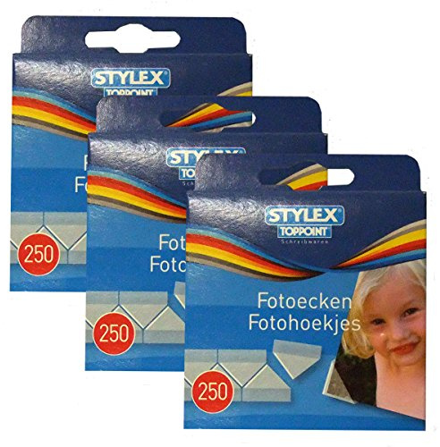 750 (3x 250Stk) Fotoecken selbstklebend