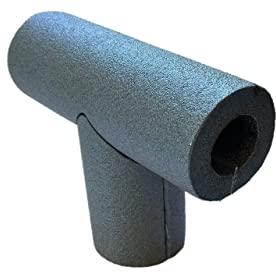 Interplast 5x Rohrisolierung, T-Stück mit 28mm Durchmesser und 13mm Isolierung, Selbstklebend, Keine Klammern Nötig