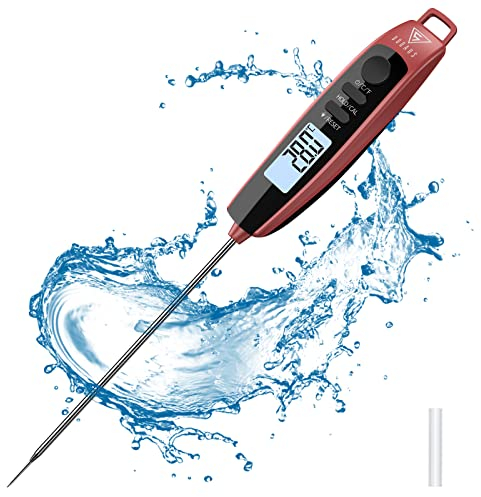 DOQAUS Fleischthermometer Grillthermometer Bratenthermometer Küchenthermometer Digital Thermometer mit 3s Sofortiges Auslesen und IPX6 Wasserdichter für Küche,Kochen,Grill,BBQ