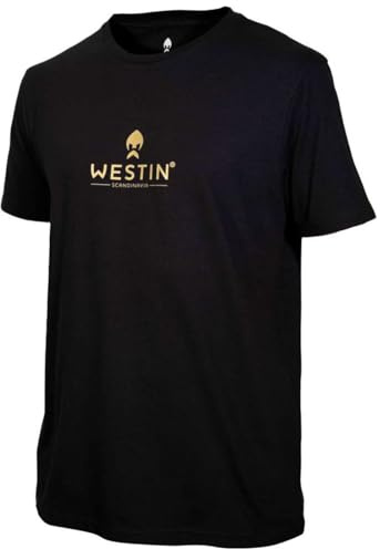 Westin T-shirt style noir - T-shirt de pêche