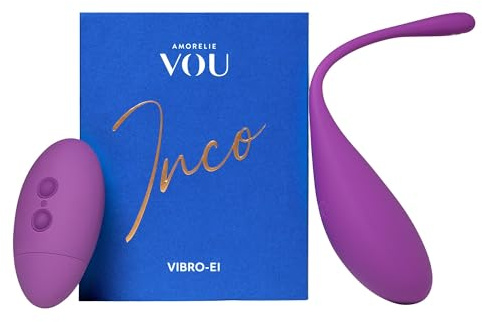 VOU by AMORELIE – Premium Vibro-Ei Inco mit Fernbedienung für Paare | 7 Stufen | Wasserdicht mit Akku