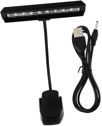OSALADI Led-augenschutz-klemmleuchte Mit Usb-anschluss Schwenkbare Schreibtischlampe Für Lernen Arbeiten Und Lesen