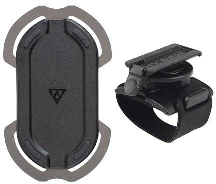 TOPEAK Omni Ridecase II - Verbesserte Stabilität, Vielseitige Montage, Kompatibel mit Smartphones bis zu 6,9 Zoll