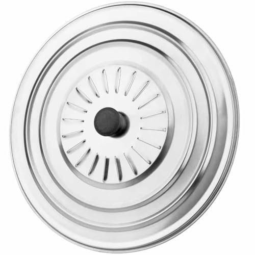 CHEFZOCO Tapa para sartenes y ollas, Tapadera Multiusos sartenes, tapadera Anti Salpicaduras, Diseño con Mango ergonómico, Accesorio de cocina, acero inoxidable, Apta para 18 cm