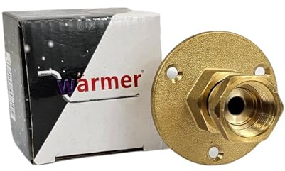 Support de bride PSW pour robinet extérieur Wärmer System Wallplate Adaptateur universel 16 mm Raccord à bride BSP 1,27 cm