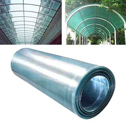 Placas de Policarbonato, Panel de iluminación natural con aislamiento de fibra de vidrio y lámina de plástico transparente, fácil de doblar y cortar, cubierta de repuesto para toldo de invernadero, p