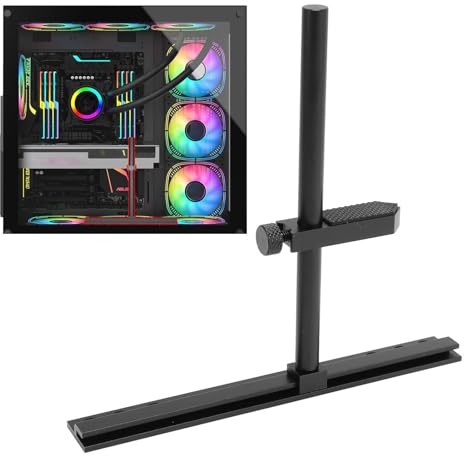 GPU Support Bracket: Justerbar aluminium Anti Sag GPU -konsol Grafikkort Support GPU Stand Holder GPU Support med Hidden Magnet (Black)