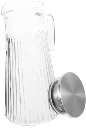 Jarra de Bebidas con Tapa 1, 5 L de Acrílico para Agua y Jugo