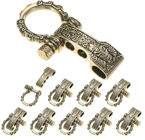 TIXIPEM Paracord Bracelet Shackle Buckle Adjustable Shackle Use for Survival Bracelets Belts & Outdoor Rope