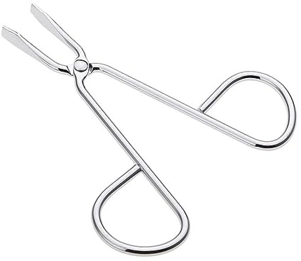 Healeved 1 Set Da 6 Pezzi Pinzetta Signore pinzette Bene sopracciglio fronte pinza per sopracciglia Argento