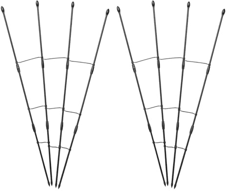 Trellis para Plantas Trepadoras - 2 Piezas Jaulas para Tomates En Maceta,Estructura Vertical Ahorro de Espacio Jardín para Pepino UVA Rosal Viñedo Patio Balcón Paisajismo